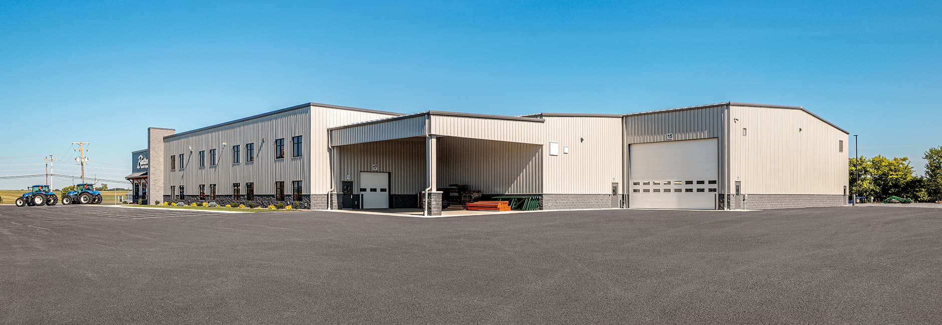 Outside the workshop
