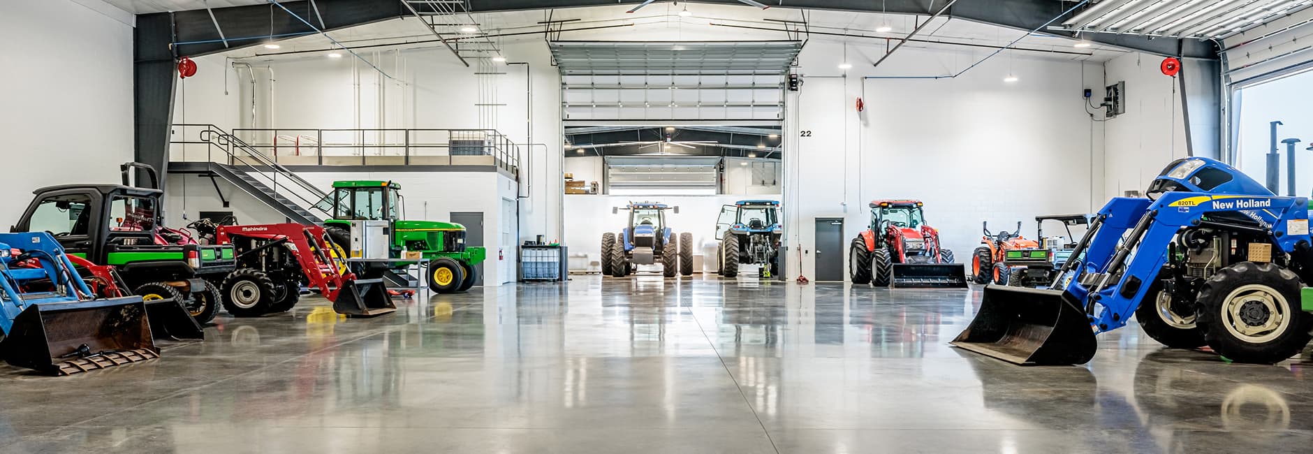 Equipment inside he workshop