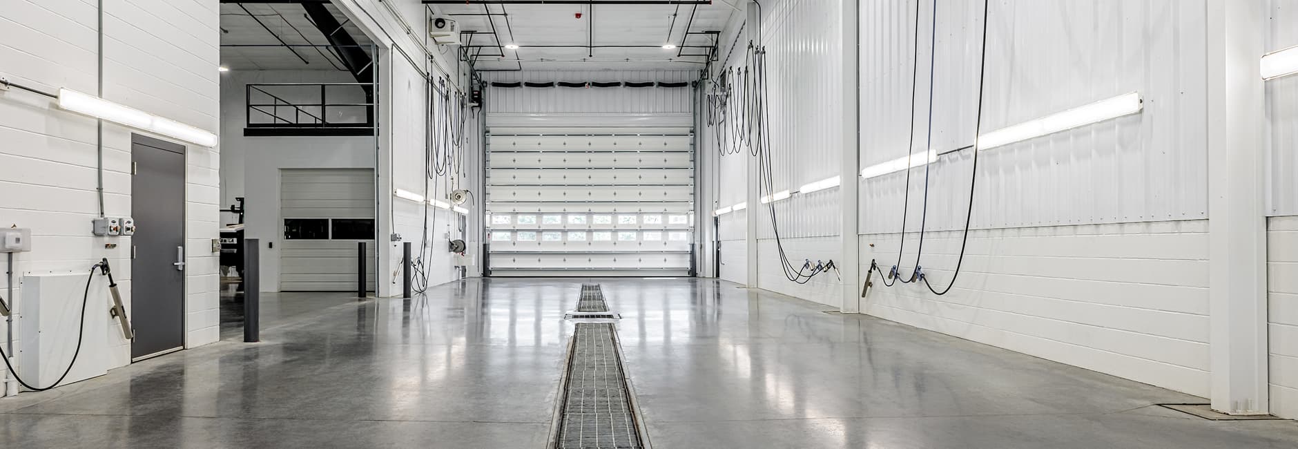 cleaning area in the workshop